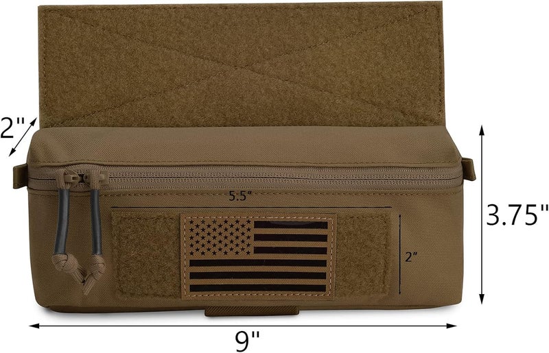 PETAC GEAR Tactical Mini Drop Pouch Fanny Pack Tool Pouch for Tactial Vest Chest Rig - Image 5